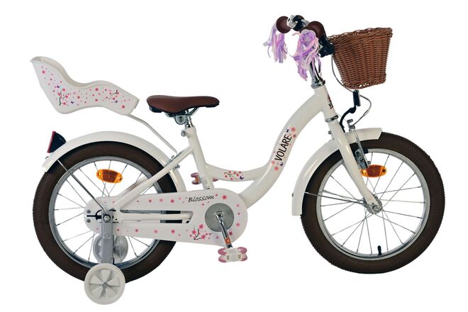 Volare Blossom Kinderfiets - Meisjes - 16 inch - Wit